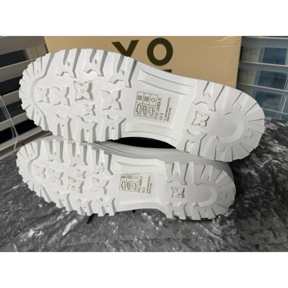 Yoki Lauren-28 Black Tie Dye Platform Combat Boots Women’s Size 8 NWT - Picture 8 of 11